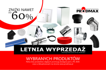 Letnia wyprzedaż na wybrane produkty