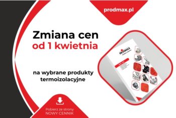 Zmiana cen od 1 kwietnia