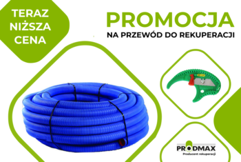 Promocja na przewód do rekuperacji z nożem