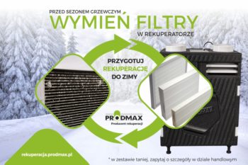 WYMIEŃ FILTRY W REKUPERATORZE