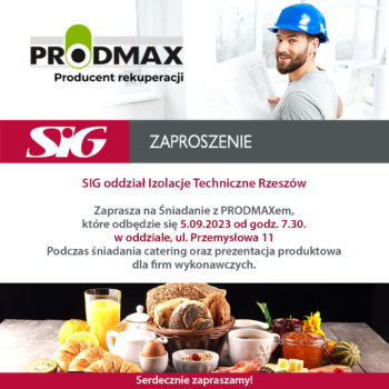05.09.2023 ŚNIADANIE Z PRODMAXem